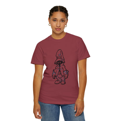 Unique Unisex Garment-Dyed T-shirt with Playful Wizard Design