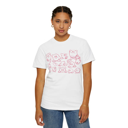 Playful Kirby Sketch Unisex T-Shirt | Comfortable & Trendy