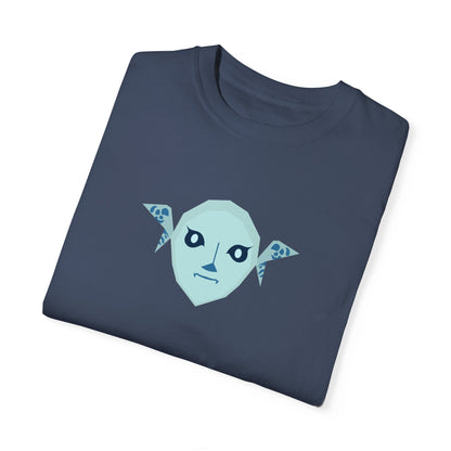 Zora Mask Unisex Garment-Dyed T-Shirt - Unique Graphic Tees for classic gamers