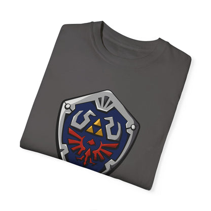 Legendary Shield Unisex Garment-Dyed T-Shirt - Perfect for Gamers!