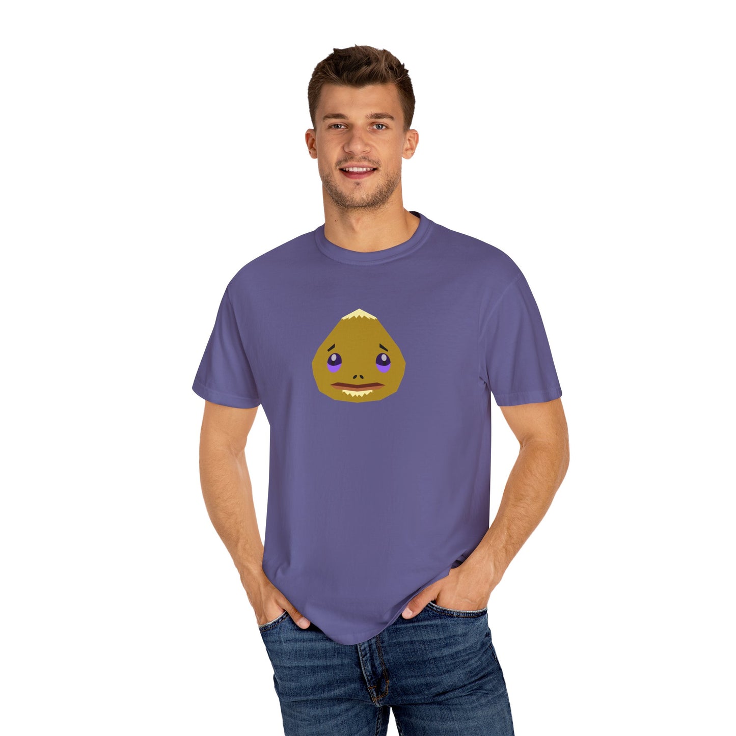 Whimsical Gorgon Character Unisex Garment-Dyed T-Shirt