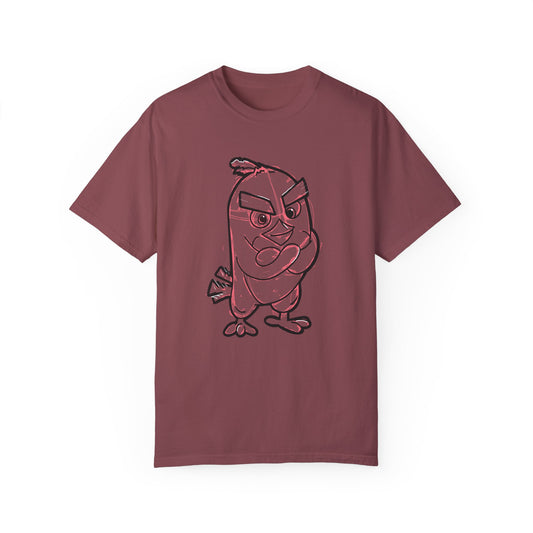 Angry Bird Unisex Garment-Dyed T-Shirt – Playful & Unique Design