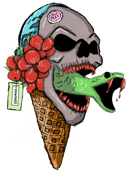 "Venomous" Sticker